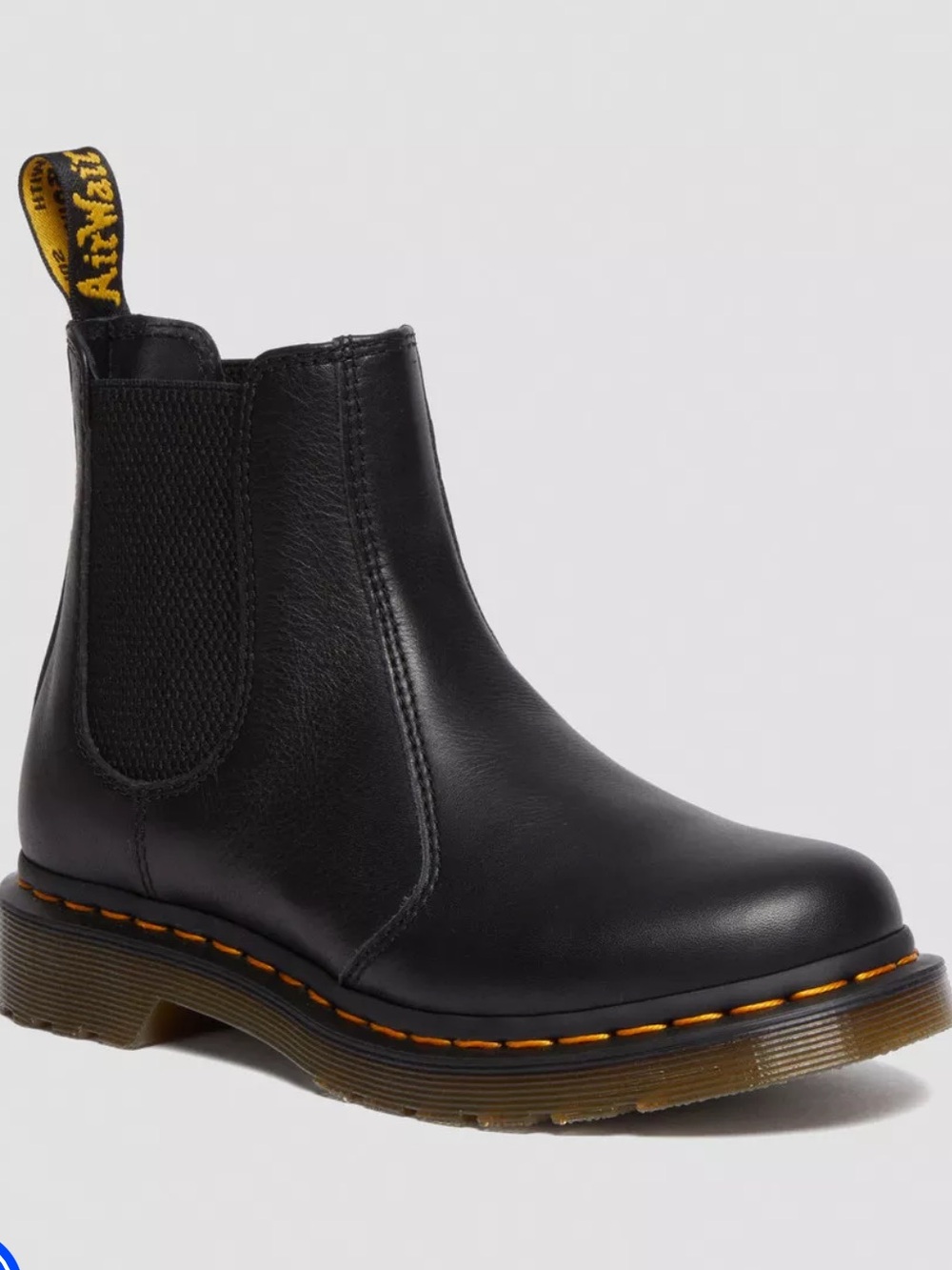 DOC MARTENS 2976 WOMEN'S VIRGINIA LEATHER CHELSEA BOOTS